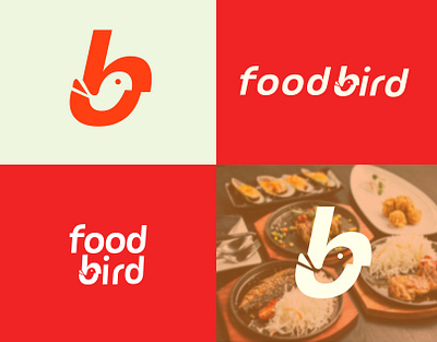 Logo for FoodBird Food Delivery Service food food delivery logo logo design