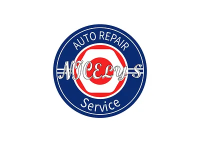 Vintage Auto Repair Logo – Competition Entry american vintage auto repair branding classic style garage logo logo contest retro badge retro logo vintage logo