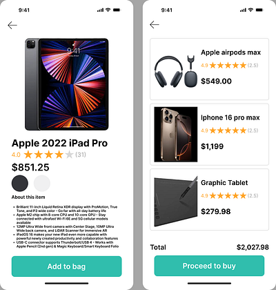 Shopping Cart daily ui 058