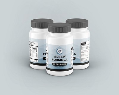 Medicine Supplement Bottle Label Packaging Design bottle branding business business identity calcium capsule fitness jar label label design marketing medication medicine multivitamin omega package packaging protein supplement tablet