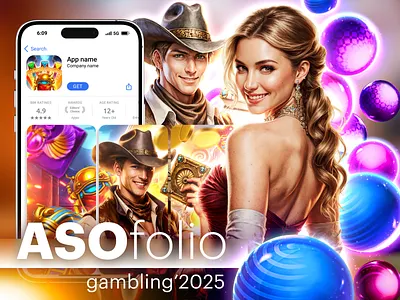 ASO Gambling'25 aso gambling graphic design igaming