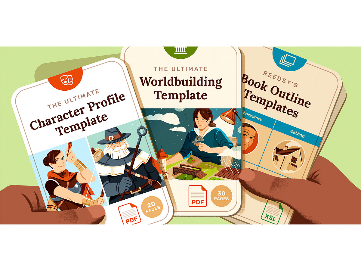Book Writing Templates by Raúl Gil for Reedsy on Dribbble
