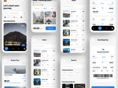 Travel Mobile App app app design app tickets artificial intelligence booking app design flight booking flight booking app hotel booking app mobile mobile app ai mobile app for travel modern app modern mobile app travel travel app travel app design travel mobile app ui design vacation app
