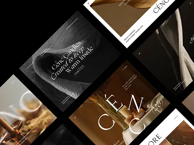 Aroma Store animation branding ecommerce gallery minimalism product studio the glyph typography ui ux website