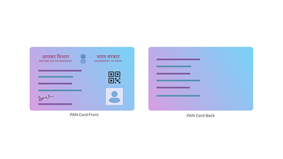 PAN Card Concept Illustration Lottie Animation animation documentation id card animation id card illustration illustration indian documents indian id indian identity card lottie animation lottie animation pack motion graphics national id card pan card pan card illustrations ui ux
