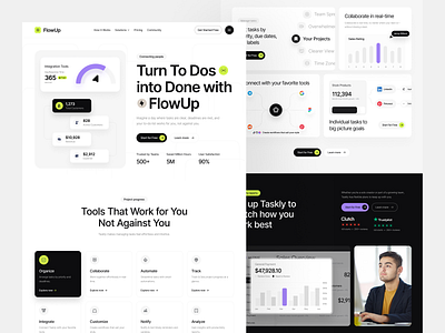 Task Management Saas Website ai saas ai web ai website landing page project management saas redesign saas saas landing page saas website task team team manaager team management uiux web web design website