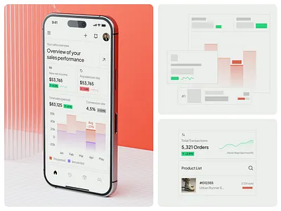 Sales - Mobile App analytics clean data design ecommerce insights mobile mobile admin panel mobile app sales store ui ux