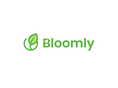 Bloomly – Plant Care App Logo Design branding graphic design logo uiux