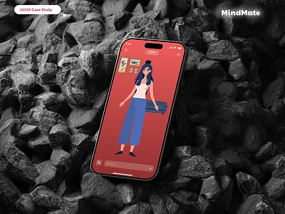 MindMate - Chat with Avatar 3d app app design game app game design ui