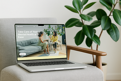 Mental Health – Website Exploration animation design desktop exploration interaction landing page mental health ui ui design ui interface web design web ui