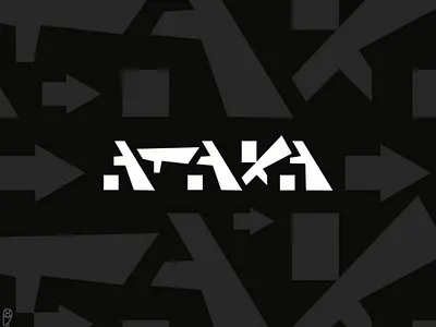 ATAKA attack letterlogo logo logograpgic wordlogo