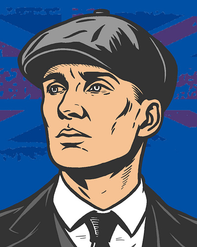 Tommy Shelby (Peaky Blinders) illustration potrait