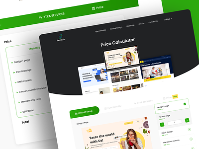 Femklik - Price Calculator design pricecalculator ui ux website