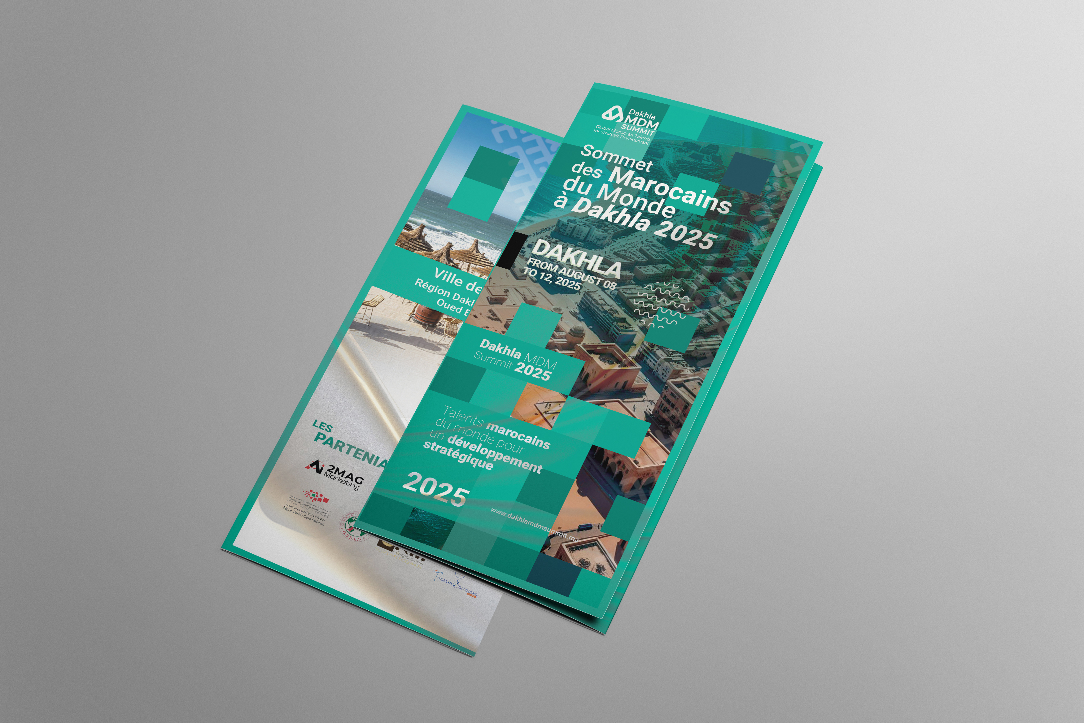 MDM Summit Dakhla 2025 adobe animation art brand branding color design drawing events flyer graphic design illustration logo logo design photoshop plv ui vector visual identity