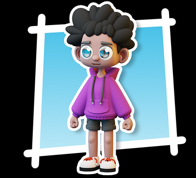 Boy 01 - MagicaCSG 3d 3dmodel 3dmodeling character illustration stylized