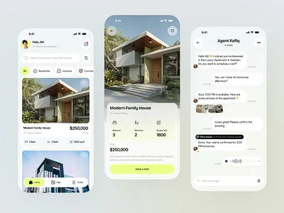 Nestora: Real estate app alif app buy design estate figma home house landing mobile modern page real rent saas ui ui ux design ux web website