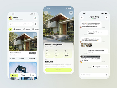 Nestora: Real estate app alif app buy design estate figma home house landing mobile modern page real rent saas ui ui ux design ux web website