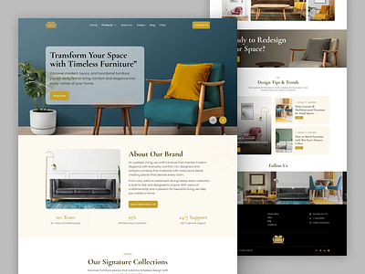 E-commerce Website Design bold design e commerce landing page modern design ui uiux ux website