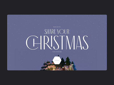 SHARE YOUR CHRISTMAS 3d animation christmas design et studio interface motion graphics ui ux web design website
