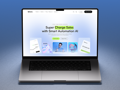 CRM SaaS Website UI/UX Design automation b2b business corporate crm crm dashboard crm landing page crm website finance fintech product design redesign saas saas dashboard sales sales dashboard shasanko das software uiux workflow