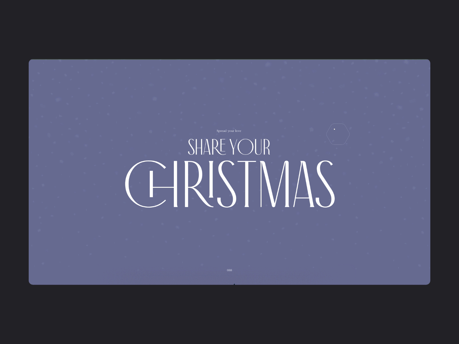 SHARE YOUR CHRISTMAS 3d animation christmas design et studio interface motion graphics ui ux web design website