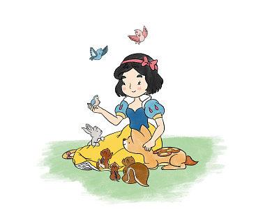 princess collection character childrensbookillustration comic illustration