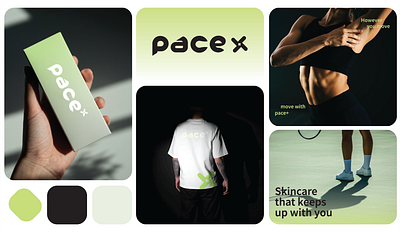 Pace+ | Skincare Visual Identity Design branding graphic design logo visual identity
