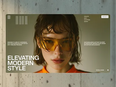 Elevating Modern Style — Sunglasses UI Concept dribbble inspiration