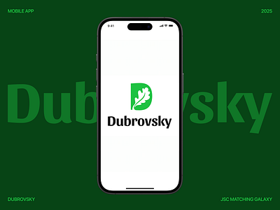 Dubrovsky app branding design finance logo motion graphics trading ui