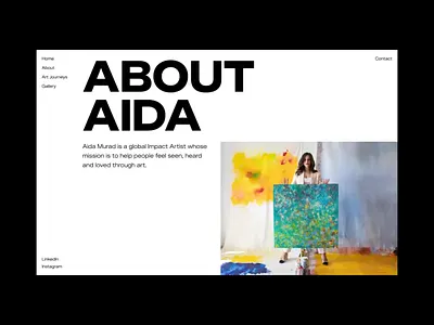Aida Murad | Web Design brand branding editorial editorial design grid grids lay out layout swiss swiss design typography ui uiux ux web web design website website design