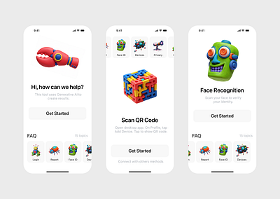AI App Concept app design figma illustration ui ux vector