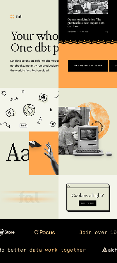 fal - Visual Style branding collage graphic design icons logo pixel pixel art retro typography visual style