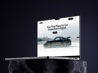 Automotive inspection booking website cars ui