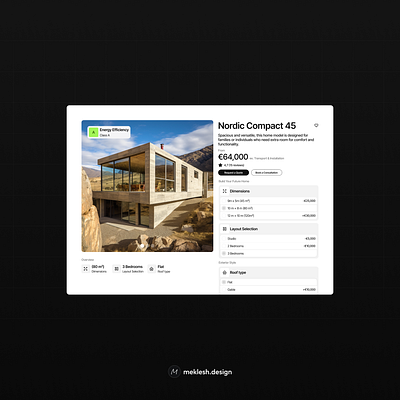 Modular home configurator configurator design modular home real estate ui ux uxui