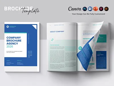Brochure | Canva, Word, PPTX, IND brand brand template brochure brochure design brochure template business brochure business plan business plan template company brochure company plan company profile corporate brochure design graphic design template