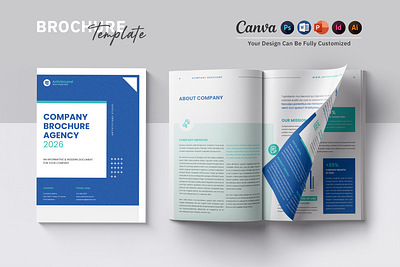 Brochure | Canva, Word, PPTX, IND brand brand template brochure brochure design brochure template business brochure business plan business plan template company brochure company plan company profile corporate brochure design graphic design template