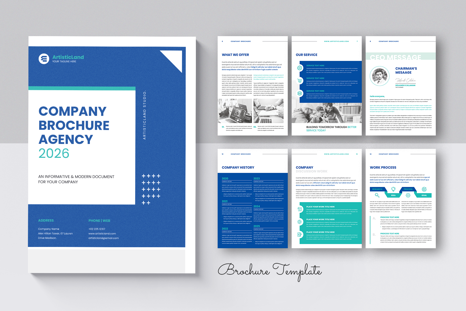 Example of Professional Brochure Template Design