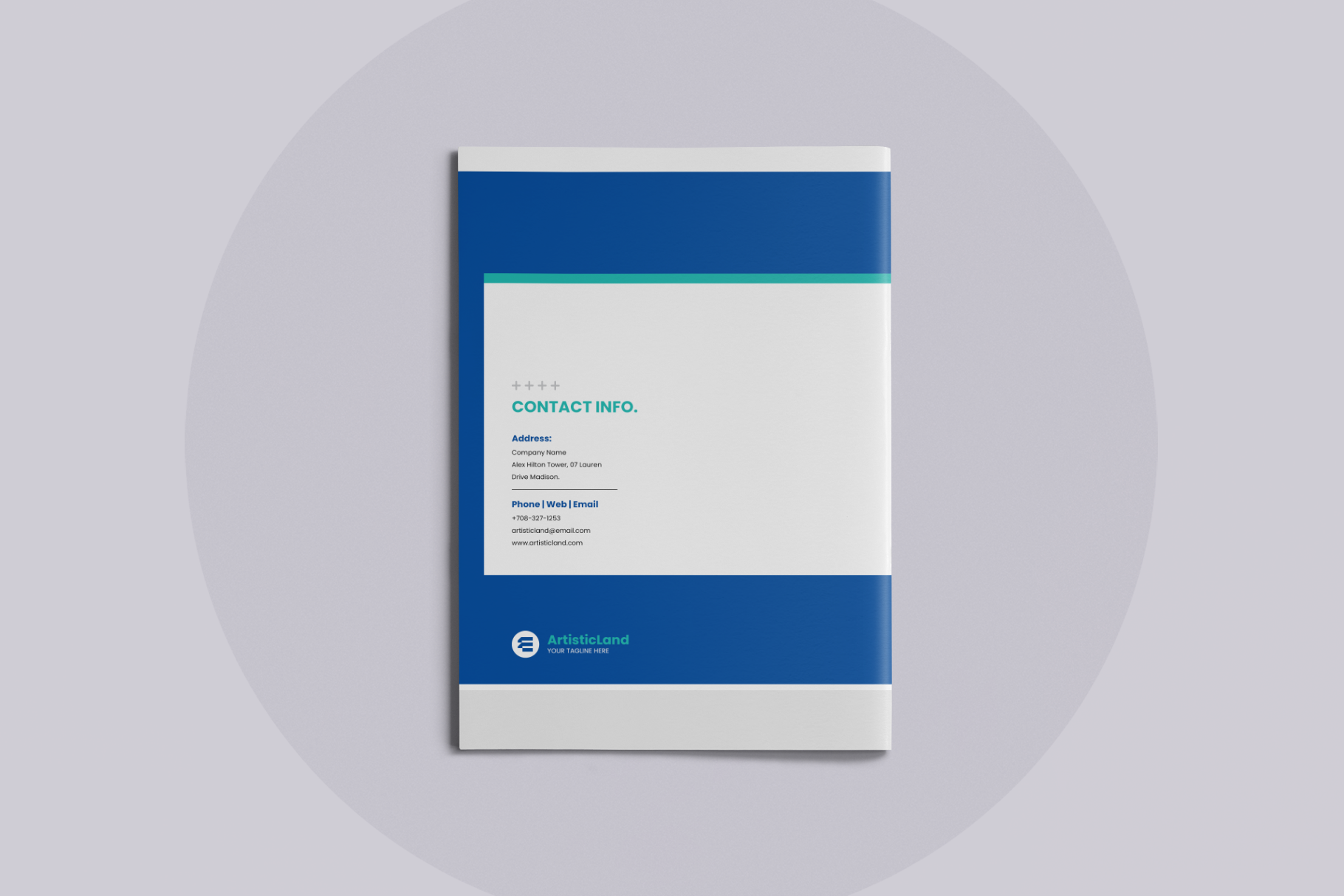 Example of Professional Brochure Template Design