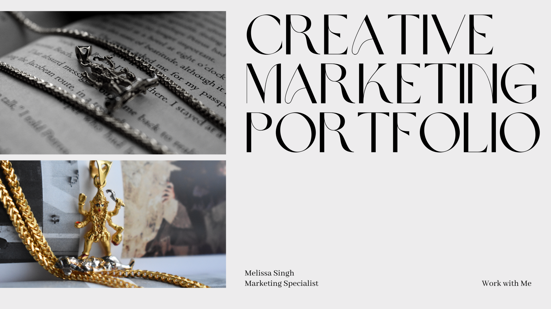 Marketing Portfolio - Photography + Product Resourcing lettering photography portfolio design typography