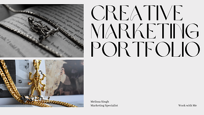 Marketing Portfolio - Photography + Product Resourcing lettering photography portfolio design typography