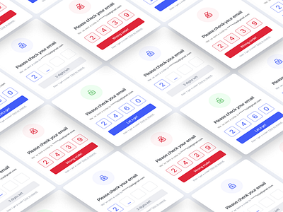 2FA Authenticator Exploration 2fa authentication clean code confirmation error exploration interface lock modal password pop up security twofactor ui unlock user interface ux verification visual