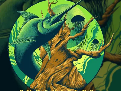 chronicles art coverart design art drawing fish illustration illustrator inki inking poster tshirt design