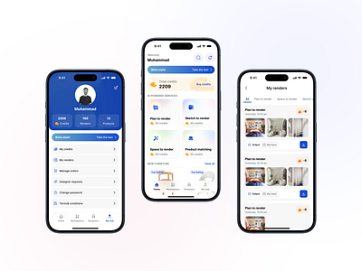 Furniture ecommerce app with ai assistant furniture ui