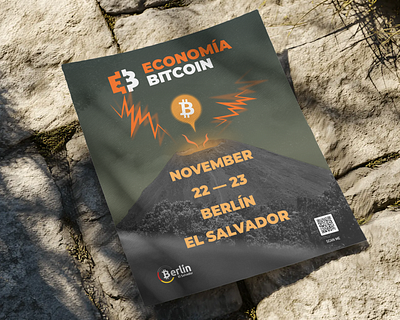 Economia Bitcoin conference flyer bitcoin conference el salvador flyer