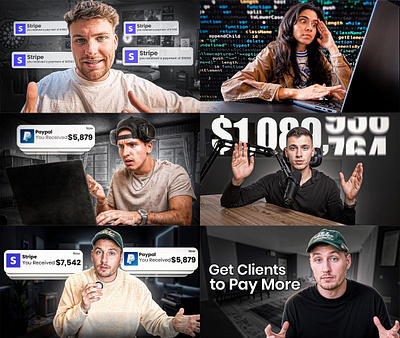 CLICKBAIT YOUTUBE THUMBNAIL DESIGNS clickbait designs clickbait thumbnails clickbait youtube thumbnails design eye catchy thumbnails eye cathcy thumbnail finance thumbnails graphic design illustration post design posts thumbnail thumbnail design thumbnails ui viral thumbnails youtube thumbnails yt thumbnails