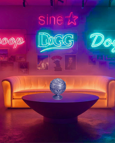 Neon Product Photography - Dream world style game design imagined world neon