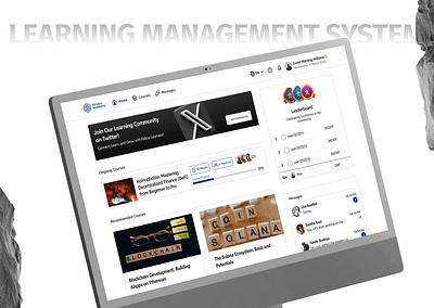 LMS DASHBOARD dashboard graphic design learning management system ui uiux user experience user interface web