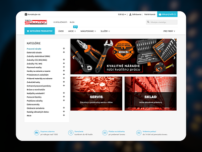 TECH SOLUTION b2b catalog navigation e commerce ecommerce industrial tools responsive design ui ux uxui web redesign website