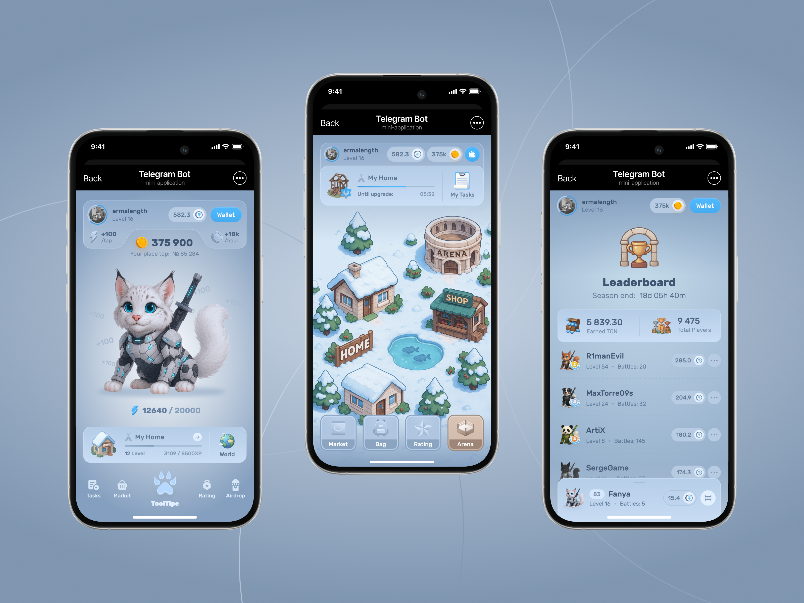 Example of ToolTipe - Game World