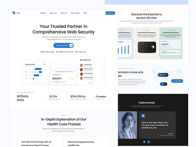 Landing Page UI UX Design branding figma landing page ui user interface design ux web design wireframe